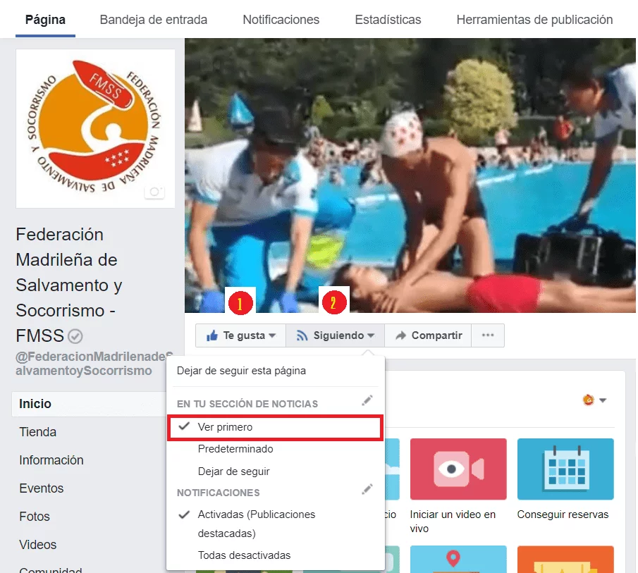 Fan Page de Facebook, una herramienta para crear comunidad en torno al deporte 3 Cómo seguir una Fan Page